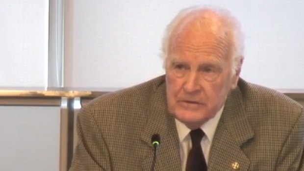 Former governor general Dr Peter Hollingworth fronts the royal commission.