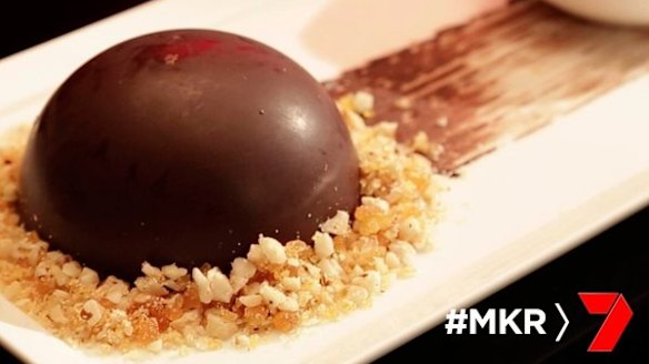 Alex and Gareth's chocolate dome saved the day.