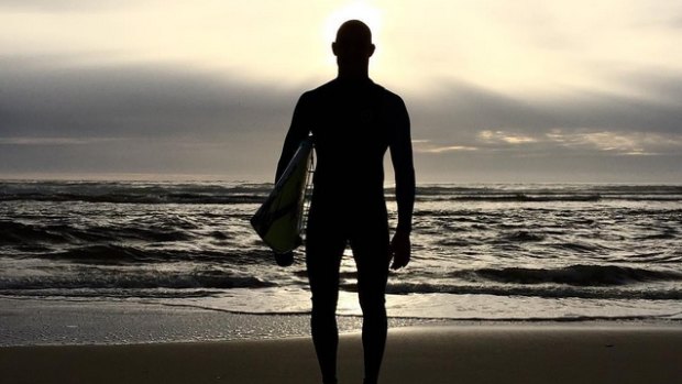 'First surf back. Feels so good': Mick Fanning celebrates his return to the water after being attacked by a shark in South Africa. 