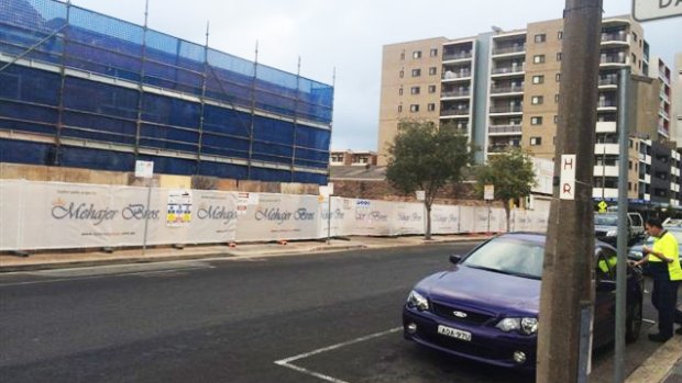 The Mehajer development in John Street, Lidcombe.