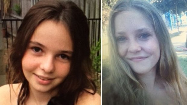 Missing Gold coast teenagers Holly Goodwin and Emma Howarth.