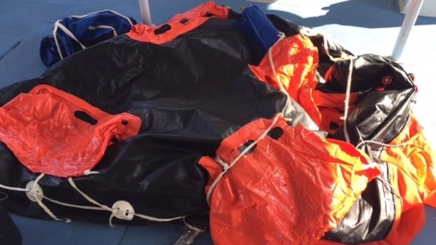 Some of the items recovered by police believed to be from  'Returner', the trawling vessel missing off the coast of WA.