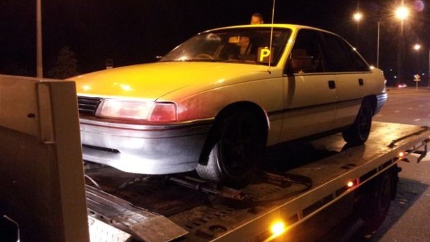 Two P-plate cars were impounded after allegedly racing, clocking speeds of nearly 150km/h.