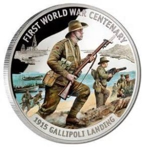 Report lauds "dash and daring" of Australians at Gallipoli.