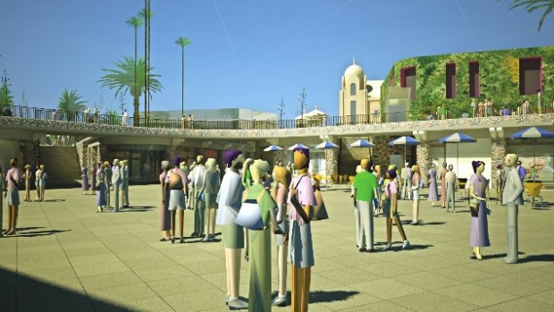 An artist's impression of the 2008 plans.