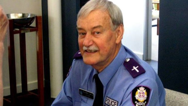 Former police chaplain Barry May passed away on Saturday..