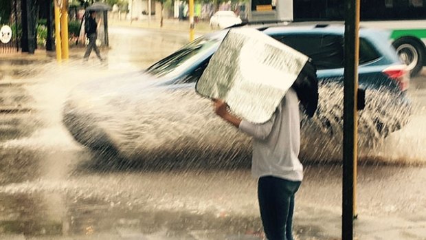 Heavy rainfall is forecast to hit Perth on Sunday.