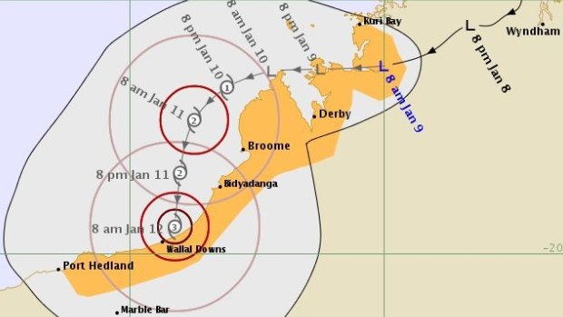 Port Hedland has been added to the cyclone watch zone.