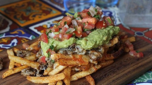 4 Carne asada fries at Manly's Chica Bonita