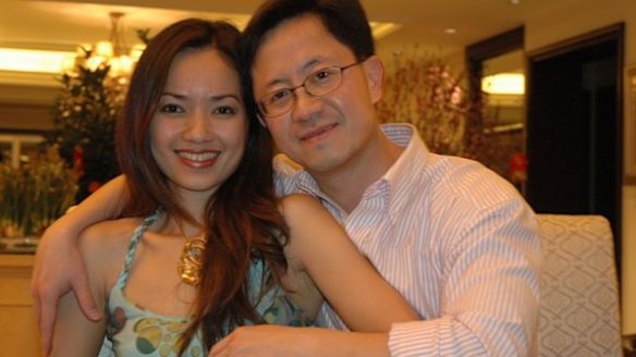 Matthew Ng and his wife Niki Chow.