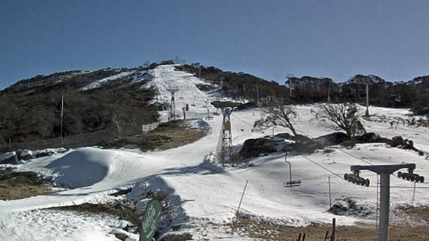 Man-made snow is keeping runs open at the main ski resorts.