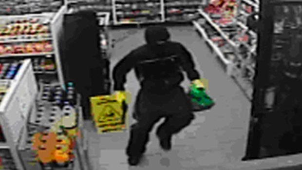A man armed with a handgun enters a petrol station inNewcastle and demands cash and cigarettes.