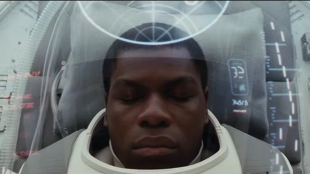 Former stormtrooper Finn (John Boyega) returns in The Last Jedi.