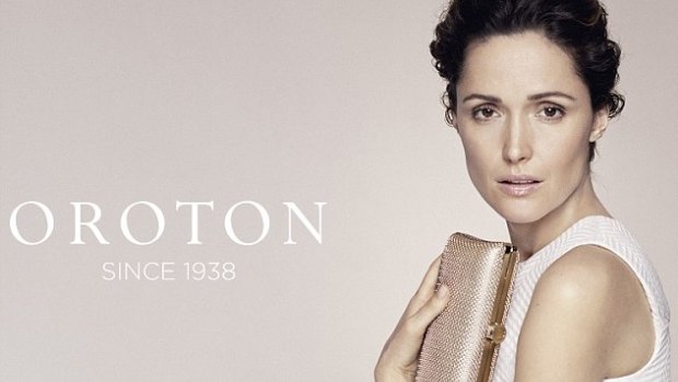 Oroton has hired actress Rose Byrne as a brand ambassador. 