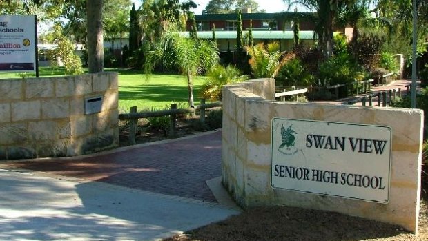 The student was injured by another at Swan View Senior High School.