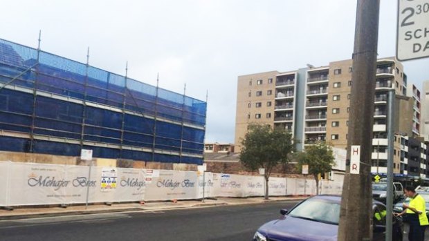 The Mehajer development in John Street, Lidcombe.