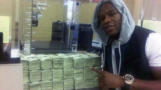 Money man ... Mayweather 