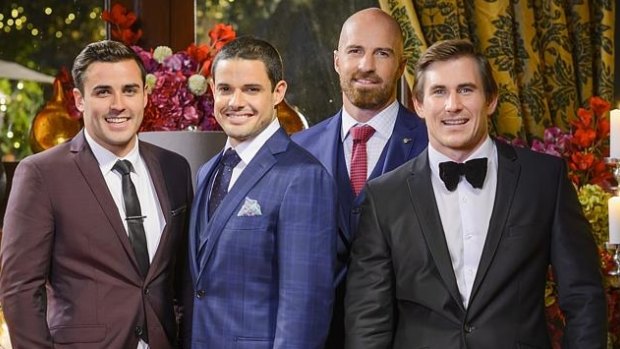 Davey, Luke, Alex and Dave  on The Bachelorette