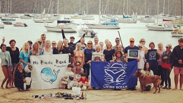 The Mahalo Clareville Beach clean-up day.