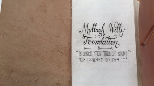 The Mullagh Wills Foundation message book.