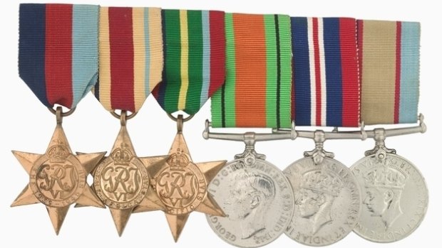 The priceless World War II medals stolen during the March burglary.