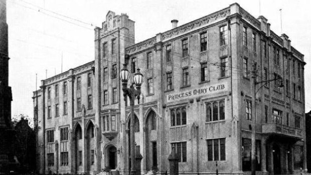 An historical image of the Princess Mary Club, built in 1926. 
