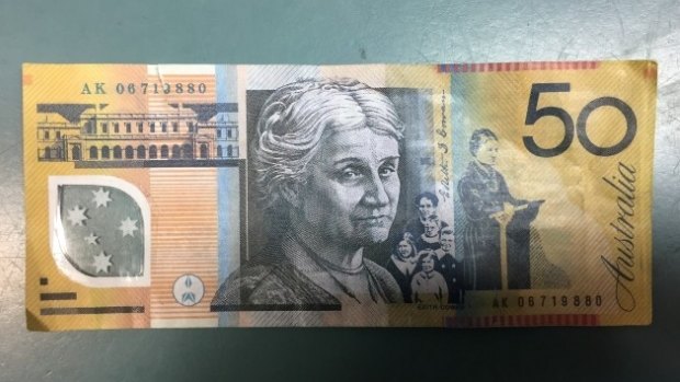 Police said the fake notes seem to be made out of paper.