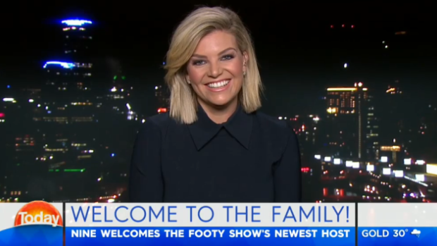 Fitting in fine: Rebecca Maddern.