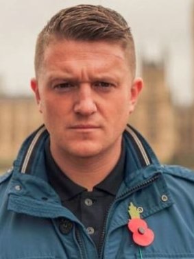 EDL co-founder Tommy Robinson.