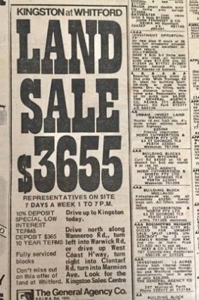 Land in Whitford up for grabs in the 1970s.