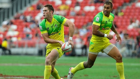 Lungs to burn: Australian Sevens halfback Josh Holmes has warned Jarryd Hayne that Sevens is one of the most gruelling professional sports in the world.