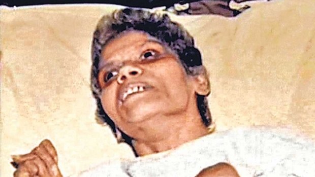 Aruna Shanbaug, a nurse,  was left bedridden after she was raped at a hospital.