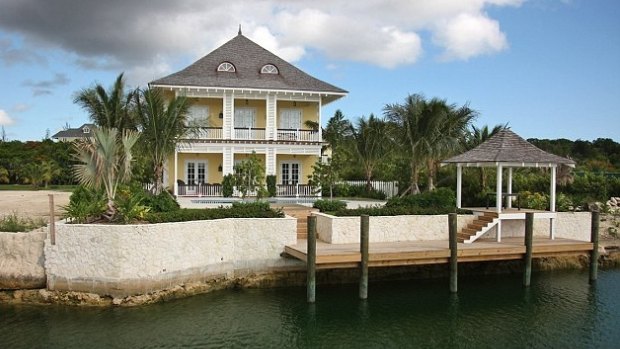Idyllic: Lleyton Hewitt's Bahamian retreat.