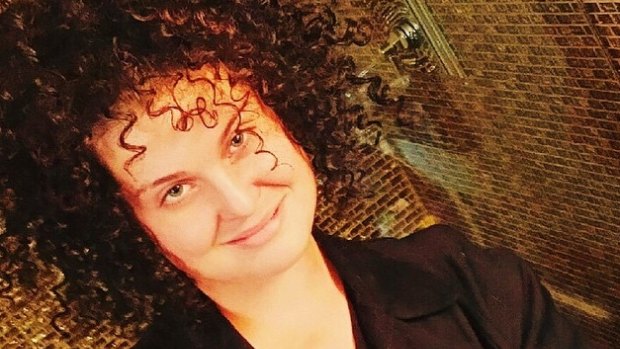 Kelly Osbourne has caused outrage with this photo of her wearing a curly wig.