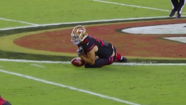 Bad start: Jarryd Hayne fumbles a punt with his first touch.
