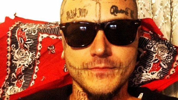 Sasho Ristovski tattooed his face in shame after killing his teenage girlfriend in an ice-fuelled car crash.
