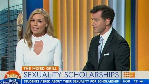 Sonia Kruger says students being asked their sexual identity feels like ''reverse discrimination''.