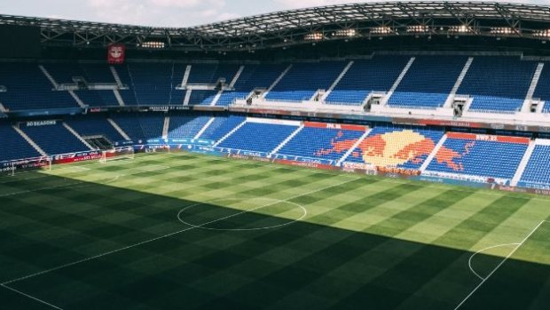 Red Bull Arena in Harrison, New Jersey, seats 25,000 people.