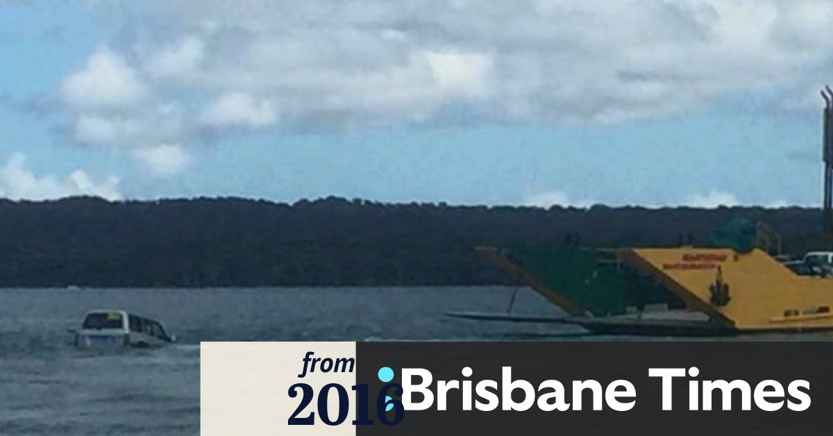 Facebook Video Shows Vehicle Slide Off Fraser Island Ferry Into Water