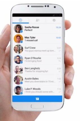 Facebook's Messenger app.