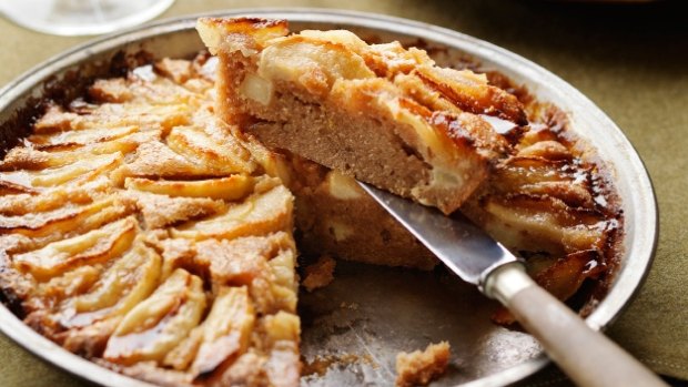 Spiced apple cake.