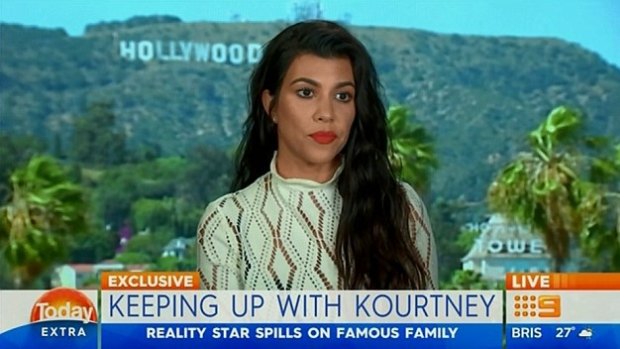 Kourtney Kardashian ignored Campbell when he asked about her sister, Kim.