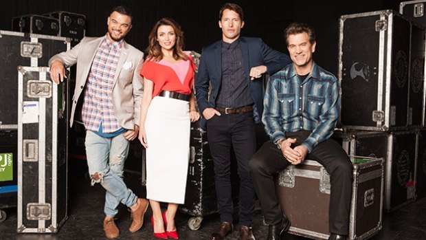 <i>The X Factor</i> judges.