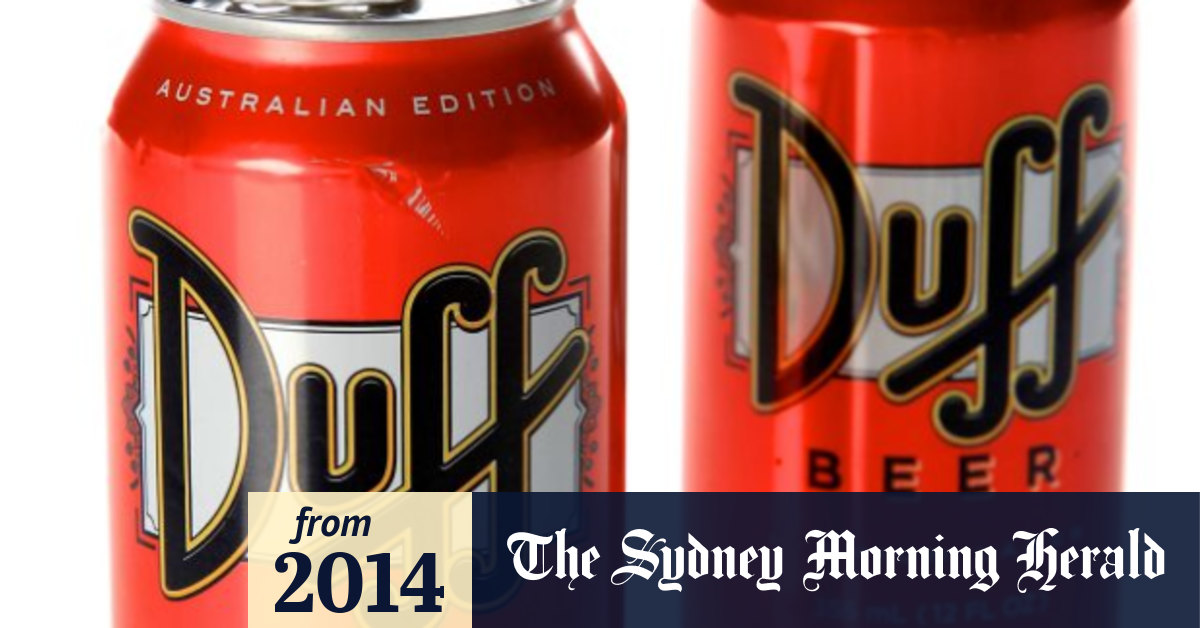 duff beer labelled dangerous by australian medical association