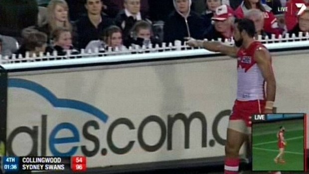 Swans star Adam Goodes said he was 'gutted' by racial abuse from a 13-year-old girl in the May 2013 AFL indigenous match against Collingwood.