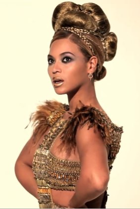 Power pose: Beyonce (and her clavicle) as she appeared in the French fashion magazine, L'Officiel. 
