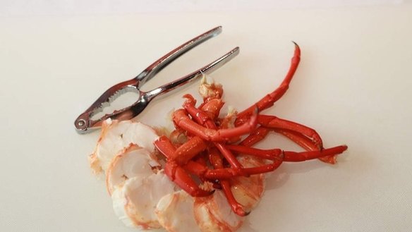 8. Serve legs with shell pliers to break open the shell. Lobster meat can be served with melted butter and salt and pepper, or perhaps a richer sauce such as hollandaise or aioli.