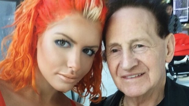 The new Mr and Mrs Edelsten. The highly public pair married in private in Melbourne.
