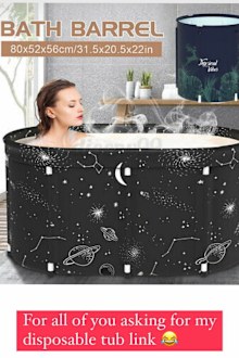Inflatable bathtubs