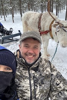 King Frederik and Queen Mary of Denmark in Finnish Lapland on Monday March 3 ahead of their state visit to Finland.